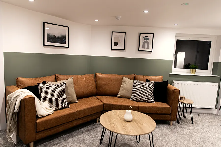 Lounge in a North Point house share