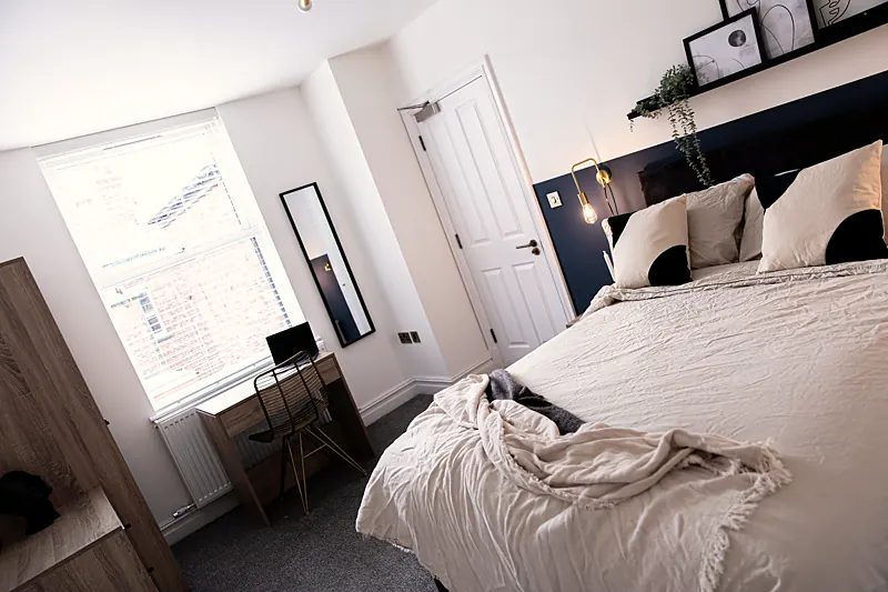 Double bedroom at Norman Road, Stalybridge