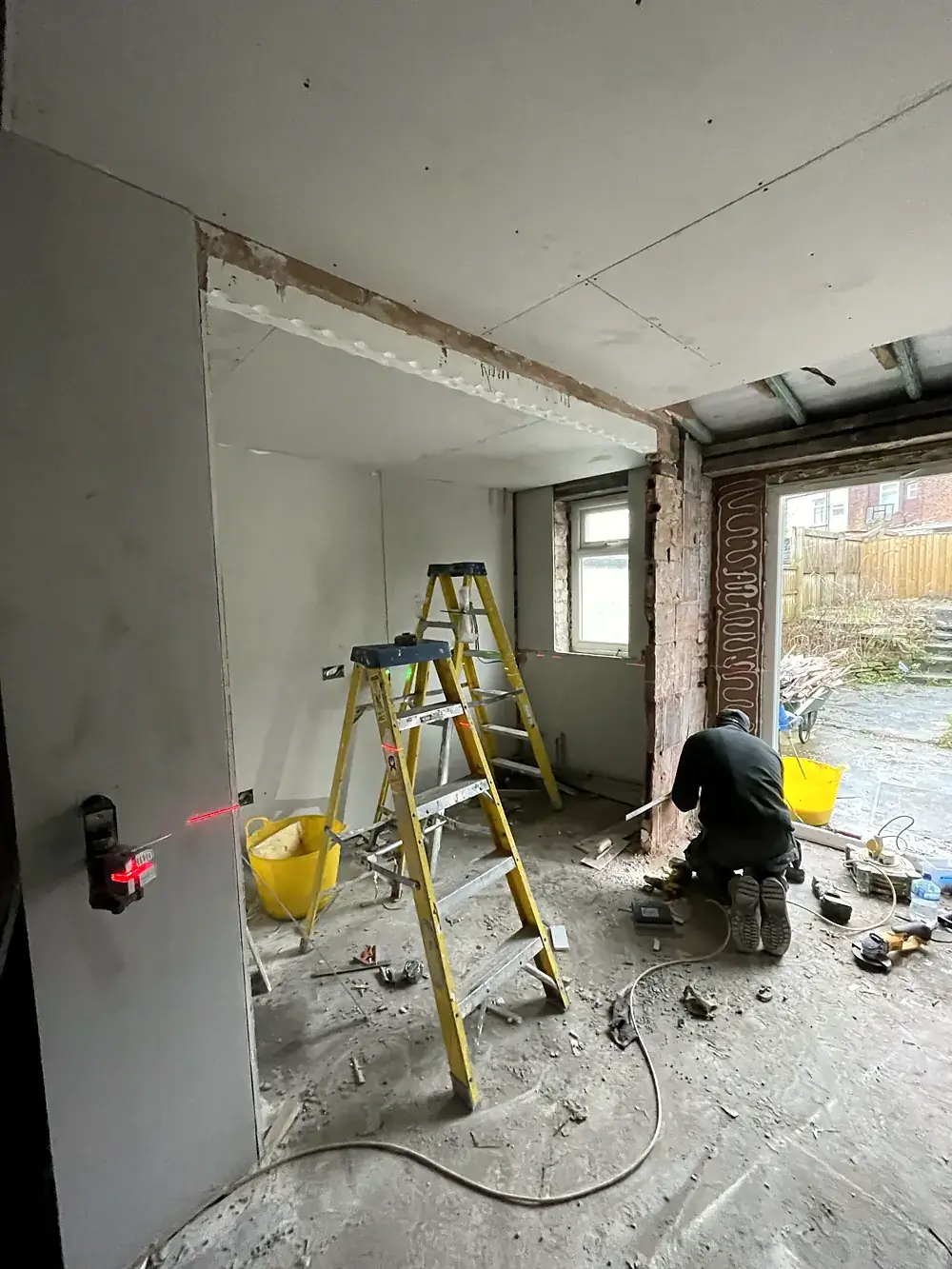 Opening up the kitchen to the garden, Radcliffe