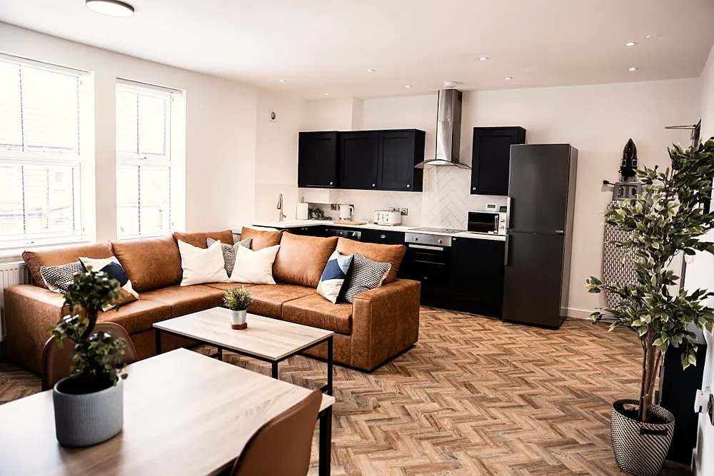Urban Lofts Two Bed living room