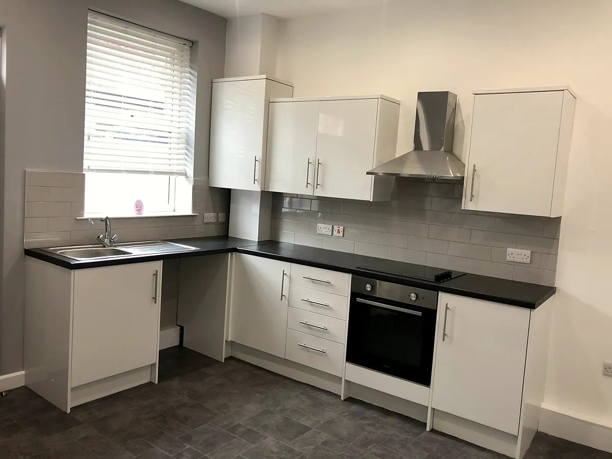 Diamond Street kitchen after