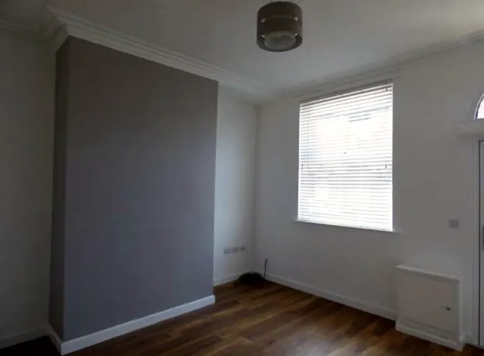 Diamond Street living room after