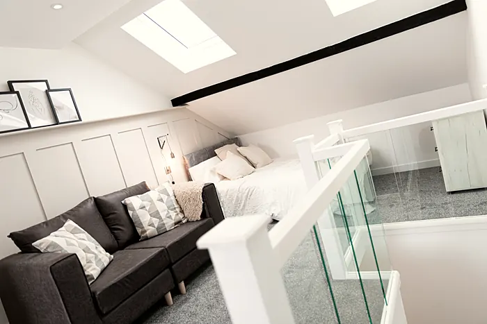 Dukinfield Road loft to top floor suite after