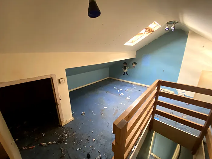 Dukinfield Road loft to top floor suite before