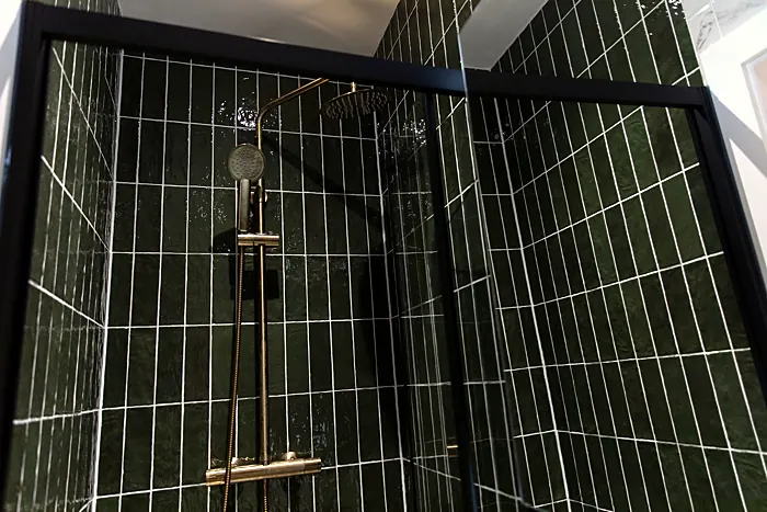 Henrietta Street shower room after