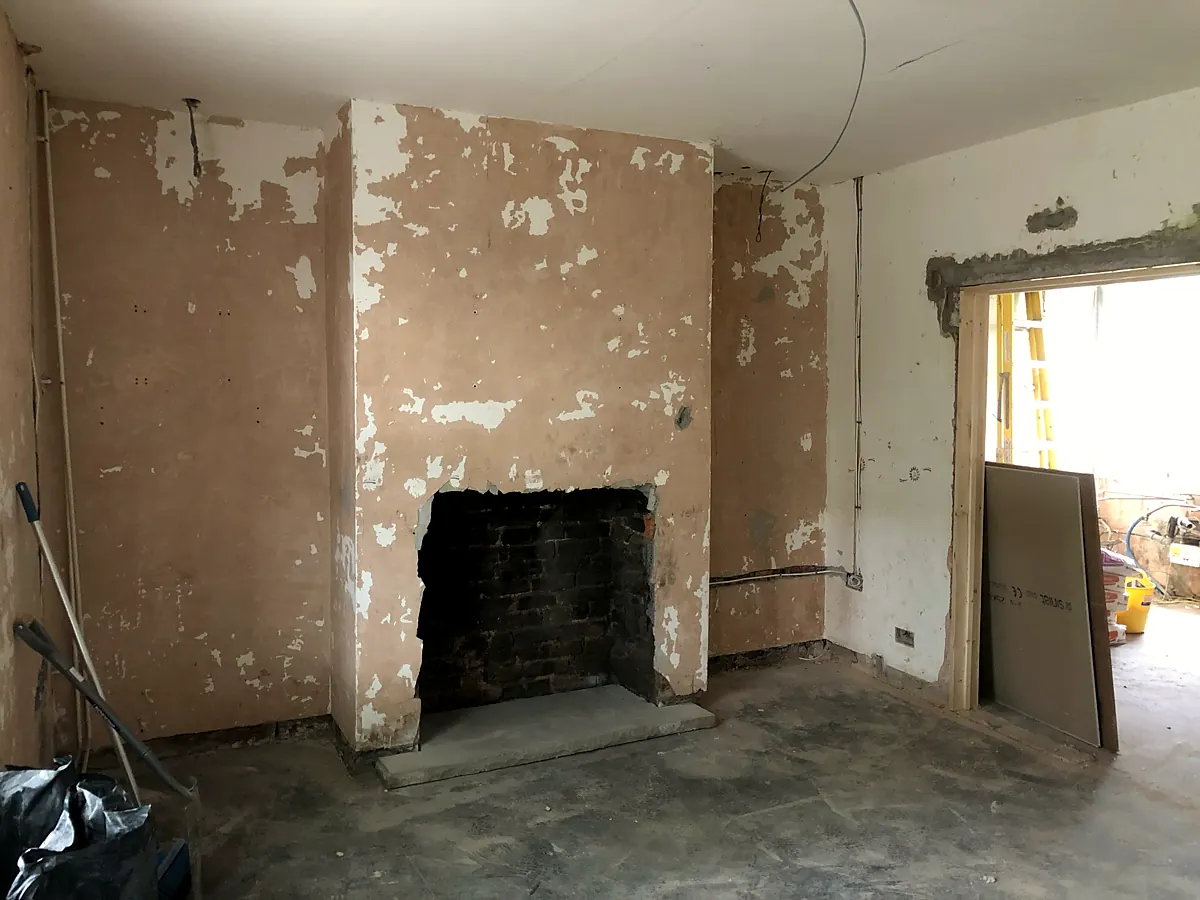Micklehurst Road lounge before