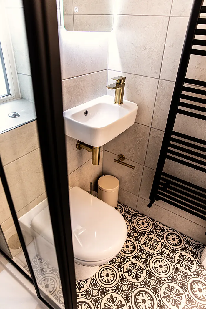 Norman Road bathroom to shower room after