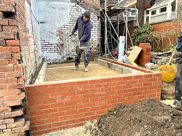 Norman Road during the works